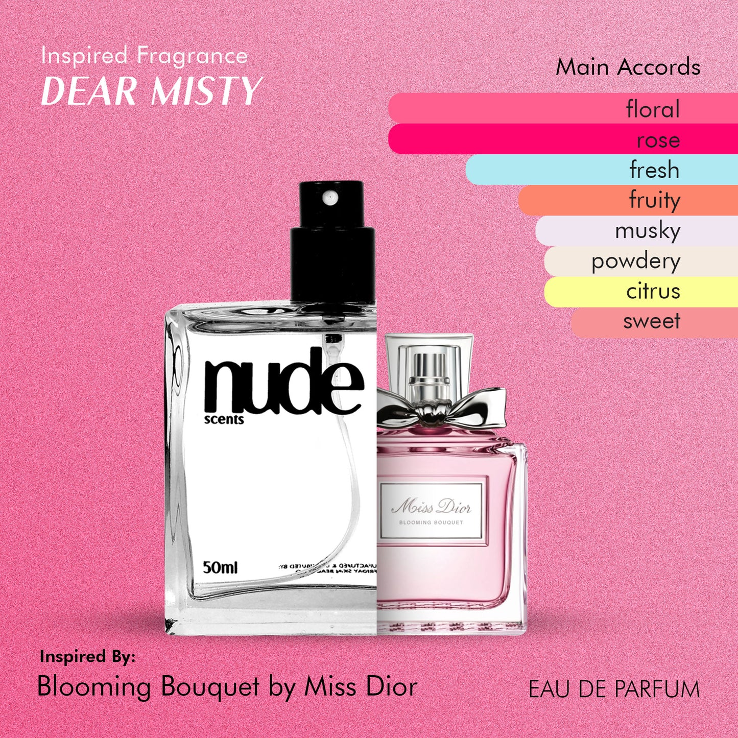 [Women] | Nude Scents Eau De Parfum - Inspired Fragrance